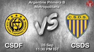 CSDF vs CSDS - Argentine Primera