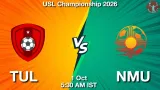 TUL vs NMU Dream11 Prediction, Preview & Updates - <small>Thu, 01 Oct 05:30 AM IST</small>