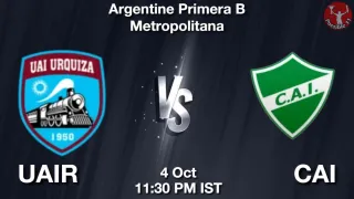 UAIR vs CAI - Argentine Primera