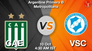 CAE vs VSC - Argentine Primera