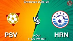 PSV vs HRN Match Result