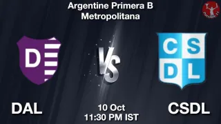 DAL vs CSDL - Argentine Primera