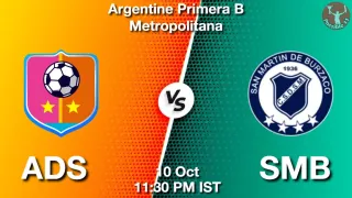ADS vs SMB - Argentine Primera