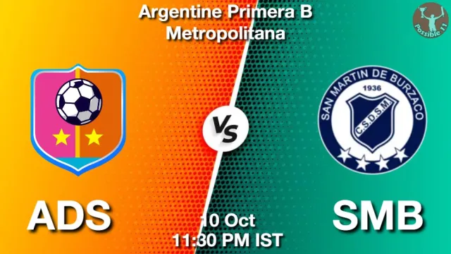 ADS vs SMB Match Previews and Football Tips