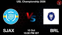 SJAX vs BRL Match Result