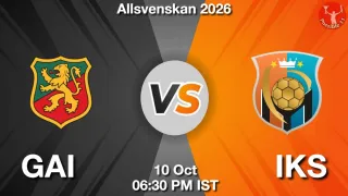 GAI vs IKS - Allsvenskan 2026