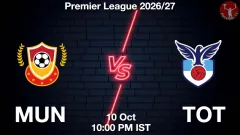 MUN vs TOT Match Result