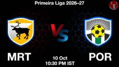 MRT vs POR Match Result