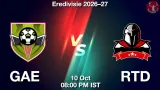GAE vs RTD Dream11 Prediction, Preview & Updates - <small>Sat, 10 Oct 08:00 PM IST</small>