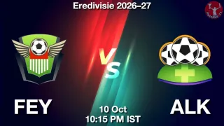 FEY vs ALK FEY vs ALK - Eredivisie 2026–27