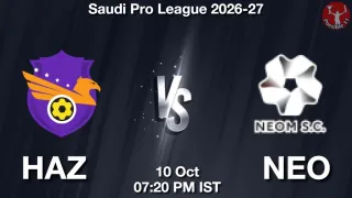 HAZ vs NEO Dream11 Prediction