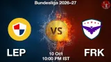 LEP vs FRK Dream11 Prediction, Preview & Updates - <small>Sat, 10 Oct 10:00 PM IST</small>