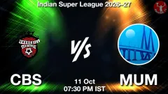 CBS vs MUM Match Result