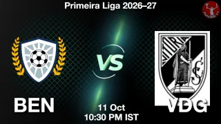 BEN vs VDG - Primeira Liga