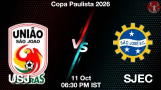 USJ vs SJEC - Copa Paulista