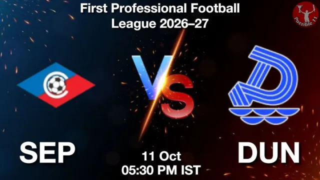 SEP vs DUN Match Previews and Football Tips