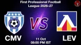 CMV vs LEV Dream11 Prediction, Preview & Updates - <small>Sun, 11 Oct 08:00 PM IST</small>
