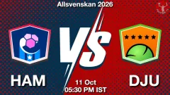 HAM vs DJU Match Result