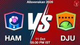 HAM vs DJU Dream11 Prediction, Preview & Updates - <small>Sun, 11 Oct 05:30 PM IST</small>