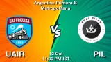 UAIR vs PIL Dream11 Prediction - <small>Mon, 12 Oct 11:30 PM IST</small>