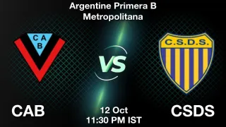 CAB vs CSDS - Argentine Primera