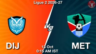 DIJ vs MET - Ligue 2