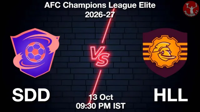 SDD vs HLL ड्रीम11 भविष्यवाणी, फैंटेसी फुटबॉल टीम - 13 अक्टूबर 2026