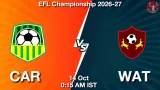 CAR vs WAT Dream11 Prediction, Preview & Updates - <small>Wed, 14 Oct 12:15 AM IST</small>