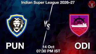 PUN vs ODI - Indian Super