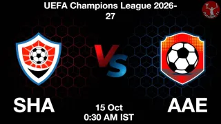 SHA vs AAE SHA vs AAE - UEFA Champions