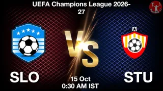 SLO vs STU SLO vs STU - UEFA Champions