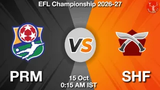 PRM vs SHF PRM vs SHF - EFL Championship