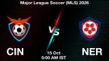 CIN vs NER Dream11 Prediction, Preview & Updates - <small>Thu, 15 Oct 05:00 AM IST</small>