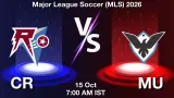 CR vs MU Dream11 Prediction, Preview & Updates - <small>Thu, 15 Oct 07:00 AM IST</small>