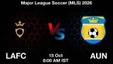 LAFC vs AUN Dream11 Prediction - <small>Thu, 15 Oct 08:00 AM IST</small>
