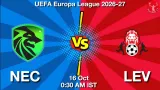 NEC vs LEV Dream11 Prediction, Preview & Updates - <small>Fri, 16 Oct 12:30 AM IST</small>