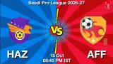 HAZ vs AFF Dream11 Prediction, Preview & Updates - <small>Thu, 15 Oct 08:45 PM IST</small>