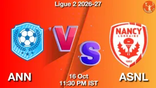 ANN vs ASNL ANN vs ASNL - Ligue 2