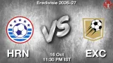 HRN vs EXC Dream11 Prediction, Preview & Updates - <small>Fri, 16 Oct 11:30 PM IST</small>