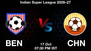 BEN vs CHN - Indian Super