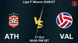 ATH vs VAL Dream11 Prediction, Preview & Updates - <small>Sat, 17 Oct 08:00 PM IST</small>