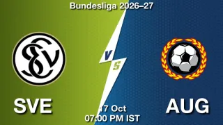 SVE vs AUG - Bundesliga 2026–27
