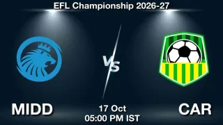 MIDD vs CAR - EFL Championship