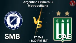 SMB vs CAE - Argentine Primera