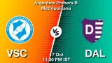 VSC vs DAL Dream11 Prediction, Preview & Updates - <small>Sat, 17 Oct 11:30 PM IST</small>