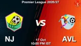 NJ vs AVL Dream11 Prediction, Preview & Updates - <small>Sat, 17 Oct 10:00 PM IST</small>