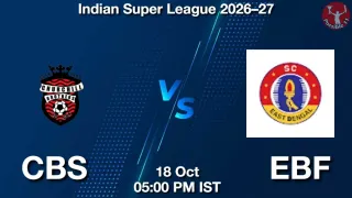 CBS vs EBF CBS vs EBF - Indian Super