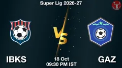 IBKS vs GAZ Match Result