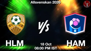 HLM vs HAM - Allsvenskan 2026