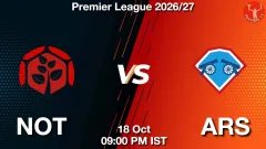 NOT vs ARS Match Result